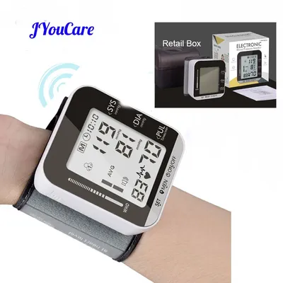 JYouCare-Tensiomètre numérique automatique au poignet avec étui appareil de mesure de la pression