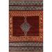 Geometric Moroccan Oriental Tribal Area Rug Hand-knotted Wool Carpet - 6'3" x 8'10"