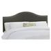 Skyline Furniture Catelynn Headboard Upholstered/Polyester in Gray | 51 H x 74 W x 4 D in | Wayfair 914GN-PWVLVPWT