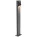 Inside Out Triform Compact 28" High Gray LED Bollard Light