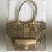 Coach Bags | Coach Bleecker Khaki Gold Tote 12369 Checkbook Wallet 41537 Set | Color: Gold/Tan | Size: Os