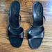 Kate Spade Shoes | Kate Spade Vintage Slip On 2 Strap 3 Inch Heel , Size 7 1/2 Very Good Condition | Color: Black | Size: 7.5