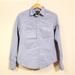 American Eagle Outfitters Tops | American Eagle M Womend Cotton Blue Button Down Longsleeve | Color: Blue | Size: M