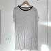 Brandy Melville Dresses | ***Sale*** Brandy Melville Vertical Stripe T-Shirt Dress | Color: Black/White | Size: S