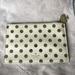 Kate Spade Bags | Kate Spade New York Gold Polkadot Pencil Case Pouch | Color: Cream/Gold | Size: 8.5x5.5