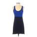 Gap Casual Dress - Mini: Blue Color Block Dresses - Women's Size X-Small