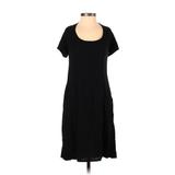 Old Navy Casual Dress - A-Line: Black Solid Dresses - Women's Size Small Tall