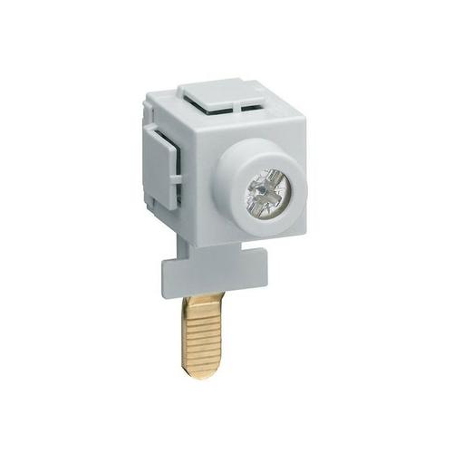Hager - 1 Borne de raccordement 1P - Languette 1x35 mm KF83A