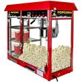 Machine À Popcorn Appareil Pop Corn Rouge Vitrine Présentation Chauffante 5kg/h