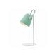 Dar Lighting - Lampe de table Effie blanc mat,Vert mat 1 ampoule 37cm - Blanc