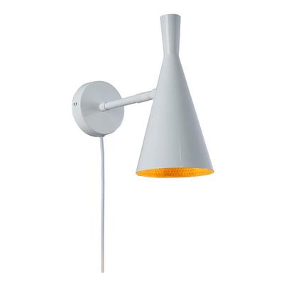 Schwenkbare Skandi Wandleuchte mit Kabel und Stecker E27 Image