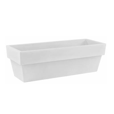 Vondom »JARDINERA« Konischer Topf Outdoor Pflanzengefäß 80x30 cm / White / Lackiert Hochglanz