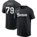 Men's Nike Jose Abreu Black Chicago White Sox City Connect Name & Number T-Shirt
