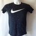 Nike Shirts & Tops | Nike Boys Black Speckled Print Short Sleeve Graphic T-Shirt Size M | Color: Black | Size: Mb