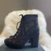 Jessica Simpson Shoes | Jessica Simpson 4inch Army Boots. Size 10 | Color: Brown/Green | Size: 10