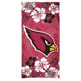 WinCraft Arizona Cardinals 60'' x 30'' Floral Spectra Beach Towel