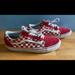 Vans Shoes | Guc Vans Old Skool Red/White Checkerboard Sneakers Sz 11 | Color: Red/White | Size: 11