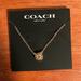 Coach Jewelry | Coach Open Circle Necklace New | Color: Gold | Size: Os