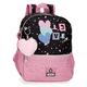 Enso Love Vibes Kosmetikrucksack, Rosa, 25 x 32 x 12 cm, Polyester, Rosa, Wanderrucksack