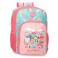 Roll Road My Little Town Schulrucksack, anpassbar, Rosa, 30 x 40 x 13 cm, Polyester, 15,6 l, Rosa, Schulrucksack, anpassbar an den Trolley