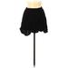 Brandy Melville Casual A-Line Skirt Mini: Black Solid Bottoms