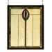 "14""W X 17""H Spear Wood Frame Stained Glass Window - Meyda Lighting 98100"