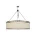 "54""W Cilindro Circle X Textrene Pendant - Meyda Lighting 152581"