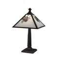 "22""H Winter Pine Table Lamp - Meyda Lighting 192187"
