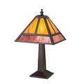 "16"" High ""T"" Mission Accent Lamp - Meyda Lighting 27123"