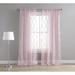 Laura Ashley Juvenile Geometric Sheer Rod Pocket Curtain Panels Polyester in Pink | 84 H x 38 W in | Wayfair MMDPPR84PNK