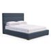 Tandem Arbor Boyd Horizontal Channel Panel Upholstered Bed Linen | 52 H x 49.5 W x 87.5 D in | Wayfair 108-11-TWN-20-ST-KL-BB-BL