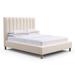 Tandem Arbor Highline Vertical Channel Panel Bed Upholstered/Polyester | 55.75 H x 49.5 W x 87.5 D in | Wayfair 109-11-TWN-19-ST-BV-OY-BL