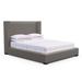 Tandem Arbor Roxborough Shelter Upholstered Bed Upholstered, Leather | 52 H x 49.5 W x 87.5 D in | Wayfair 110-11-TWN-15-ST-DL-GH-BL