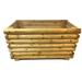 Master Garden Products MGP Stacking Log Cabin Rectangle Planter, 36" L X 20" W X 18" H Wood in Brown | 16 H x 32 W x 16 D in | Wayfair LRP-48