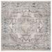 Gray/White 120 x 120 x 0.3543 in Indoor Area Rug - Canora Grey Aayza Oriental Beige/Gray Area Rug | 120 H x 120 W x 0.3543 D in | Wayfair