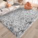 Gray 144 x 108 x 2.38 in Living Room Area Rug - Gray 144 x 108 x 2.38 in Area Rug - Everly Quinn Rug, Faux Sheepskin Shag Rug, Home Style Sheepskin Rug, Area Rug For Bedroom Living Room Sheepskin | Wayfair