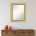 Everly Quinn Landon Gold Bathroom Vanity Non-Beveled Wall Mirror Plastic | 30.25 H x 24.25 W in | Wayfair 0C2C6A777EA34356A20FE64ADE580208