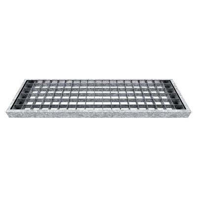 DOLLE Außentreppe Gartentreppe Gardentop Komplettset, 100 cm, 3 Stufen,mit Belag,Stahl Gitterrost Image