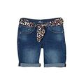 s.Oliver Junior Mädchen 401.10.203.26.180.2110227 Shorts, Dark Blue Stretched (57Z2), 146 Slim