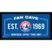 Montreal Expos Framed 10" x 20" Fan Cave Collage