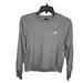 Adidas Tops | Adidas Heather Gray Logo Split Hem Crewneck Pullover Sweatshirt | Color: Gray | Size: S