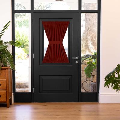 Wide Width Darcy Rod Pocket Door Panel With Tiebac...