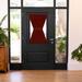 Wide Width Darcy Rod Pocket Door Panel With Tieback by Achim Home Décor in Marsala (Size 54" W 40" L)