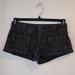 Free People Shorts | Free People Charcoal Grey Button Jean Shorts | Color: Gray | Size: 24
