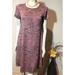 Lularoe Dresses | Lularoe Women's Carly Peach Gray Swing Hi-Lo Dress Xs Geometric | Color: Gray/Pink | Size: Xs