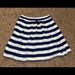 J. Crew Bottoms | J.Crew Crew Cuts Striped Skirt With Pockets Size 12 | Color: Blue/White | Size: 12g