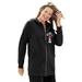 Plus Size Women's Disney Women's Zip Up Fleece Hoodie Minnie Mouse by Disney in Black Minnie (Size M)