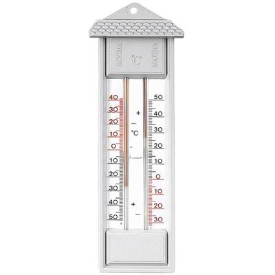 Max-Min-Thermometer 23cm grau