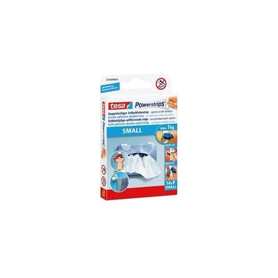 Tesa - Klebepad Powerstrips® Small Maße: 14,5 x 33 mm (b x l) Farbe: weiß Image