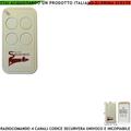 Securvera - Radiocomando Quadricanale Frequenza di Trasmissione 433,92 MHz Potenza Trasmessa 1 mW